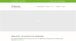 Desktop Screenshot of ineeds.de