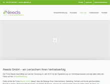 Tablet Screenshot of ineeds.de